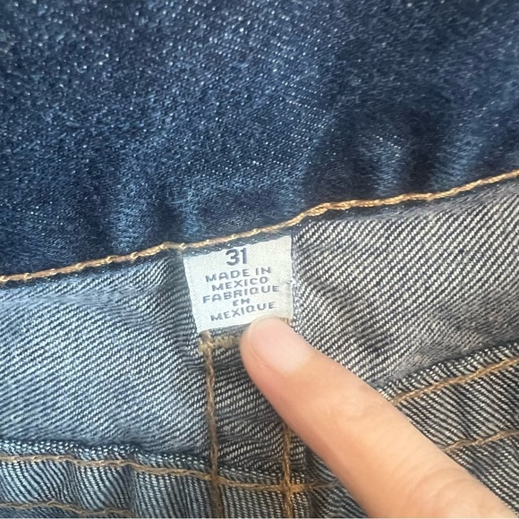 True Religion Womens Straight Leg Jeans Flap Pocket Sz 31 Slim Fit Retro Western - Picture 11 of 15